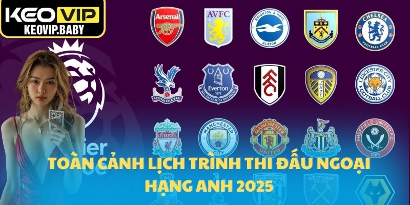 Lịch Thi Đấu Ngoại Hạng Anh Của Keovip 2025 - Cập Nhật Mới 1 Toàn cảnh lịch trình thi đấu Ngoại Hạng Anh 2025