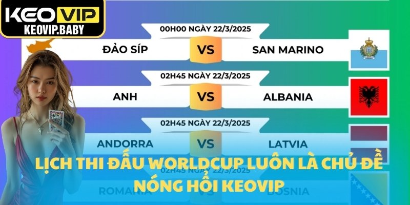 Lịch Thi Đấu Worldcup 2026 - Keovip Cập Nhật Mới 1 Lịch thi đấu Worldcup luôn là chủ đề nóng hổi Keovip