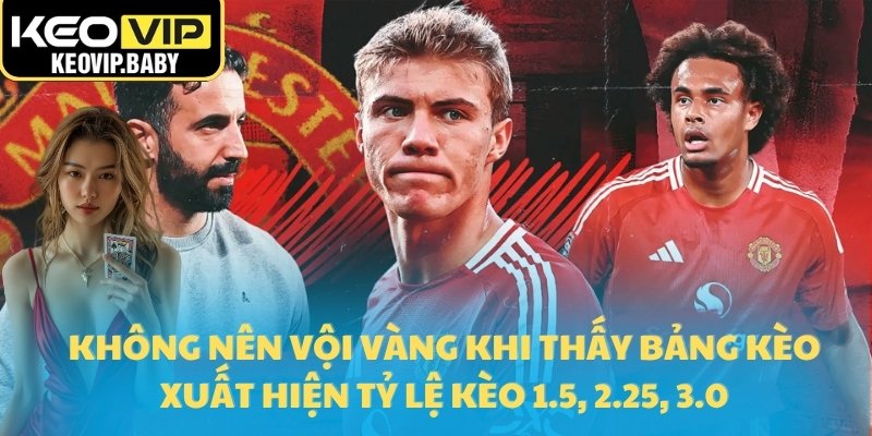 Tỷ Lệ Kèo 1.5, 2.25, 3.0 – Cách Đọc Và Áp Dụng Chính Xác 2 Không nên vội vàng khi thấy bảng kèo xuất hiện tỷ lệ kèo 1.5, 2.25, 3.0
