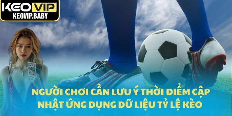 Ứng Dụng Dữ Liệu Tỷ Lệ Kèo Nâng Cao Hiệu Quả Cá Cược 3 Người chơi cần lưu ý thời điểm cập nhật ứng dụng dữ liệu tỷ lệ kèo